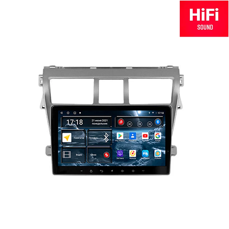 

Автомагнитола RedPower для Toyota Vios 2 2007 - 2013 Android 10.0 Car DVD GPS Radio Screen Audio Video DSP CarPlay Bluetooth