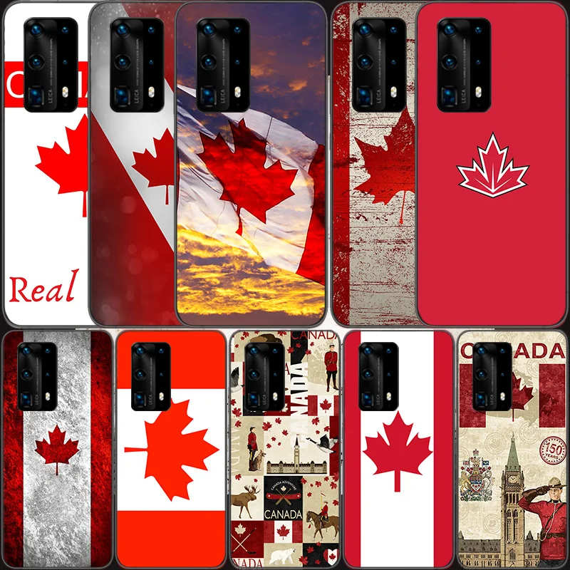 

Canada Maple Leaf Flag Silicon Call Soft Clear Phone Case For Huawei P30 Lite P10 P20 P40 P50 Pro Mate 40 Pro 30 20 10 Lite Cove