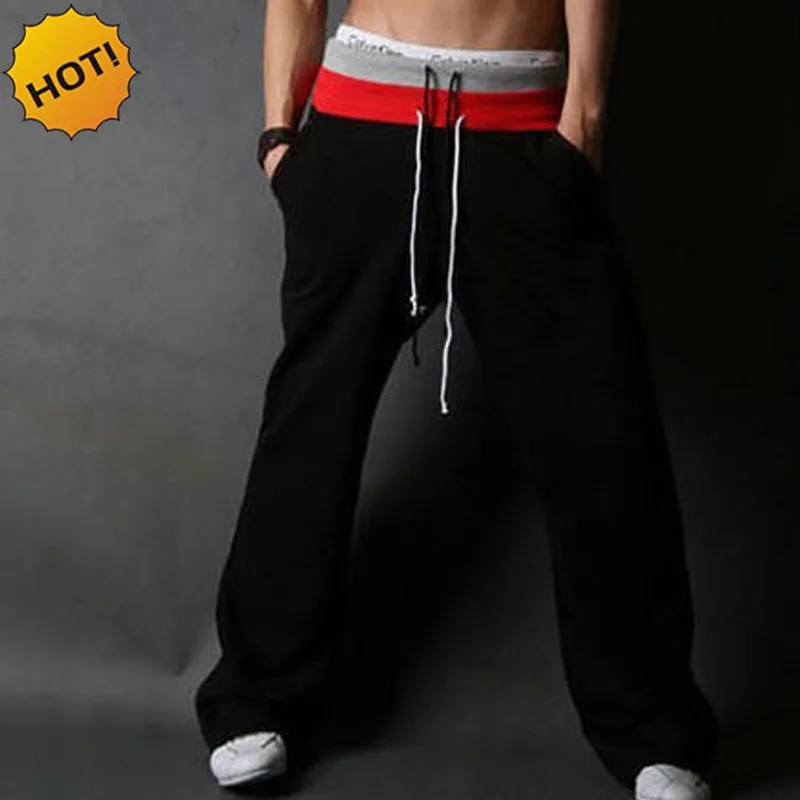 

Fashion 2021 Summer Outdoor Thin Cropped Trousers Men Hip Hop Double Waist Loose Sport Training Jogging Running Men Sweatpants