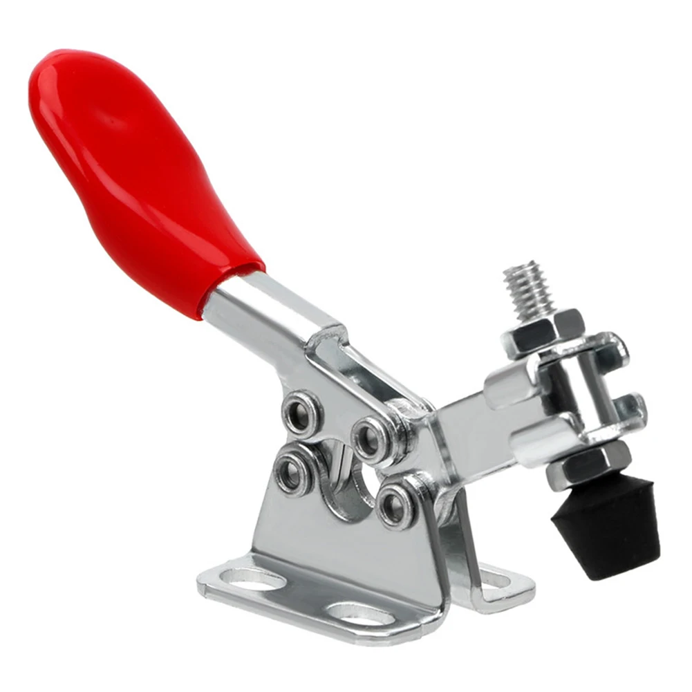 

2PCS Holding Capacity Toggle Clamp GH-201 Quick Horizontal Clip Quick Release Tools Horizontal Iron / Galvanized Toggle Clamp