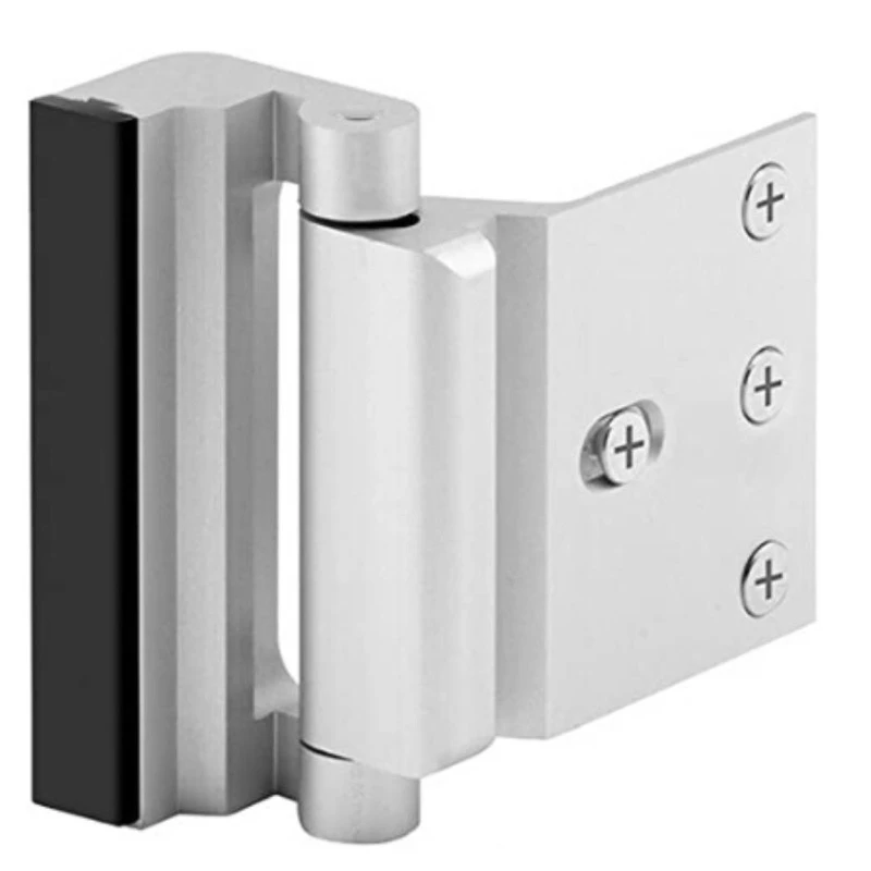 

Home Security Door Lock Inward Swinging Door Reinforcement Lock Child Proof Night Lock Door Security Device Durable P15F