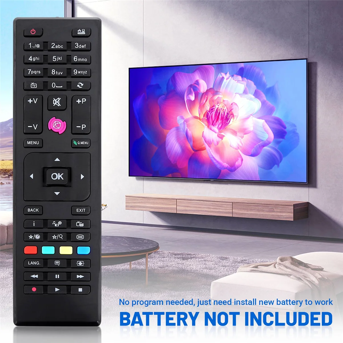 Замененный пульт дистанционного управления RC4875 подходит для светодиодного