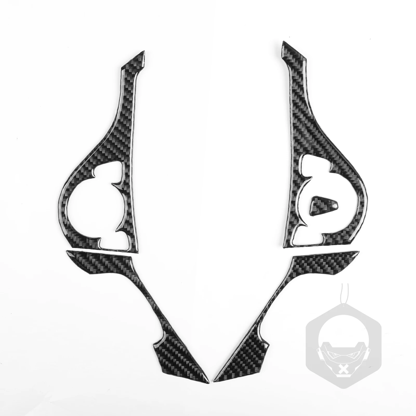 Для Honda Ridgeline Carbon Fiber 2017 + набор кнопок на рулевое колесо декоративный ободок