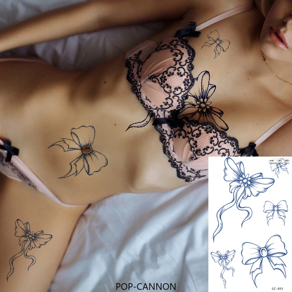 Временные тату-наклейки любовь креативная геометрия тотем сок чернила стойкие