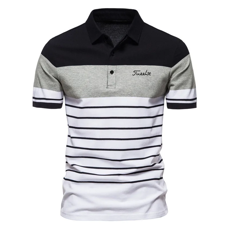 

Американский бренд, рубашки для гольфа, новинка, футболка с коротким рукавом, одежда для гольфа, дышащая быстросохнущая тренировочная футбо...