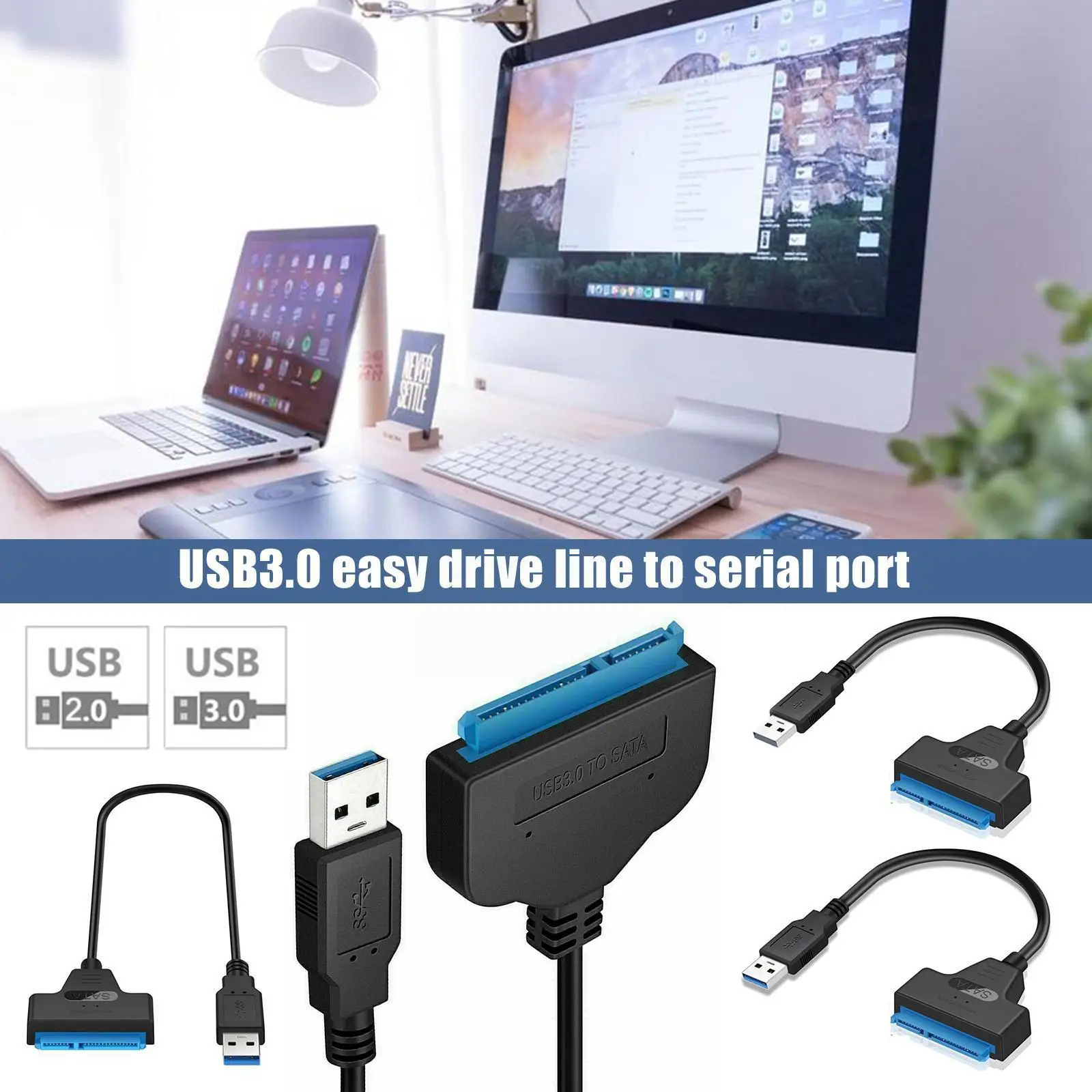 

Кабель-адаптер SATA на USB 3,0, Sata 3-Usb 3,0 2,0 Hdd C SSD