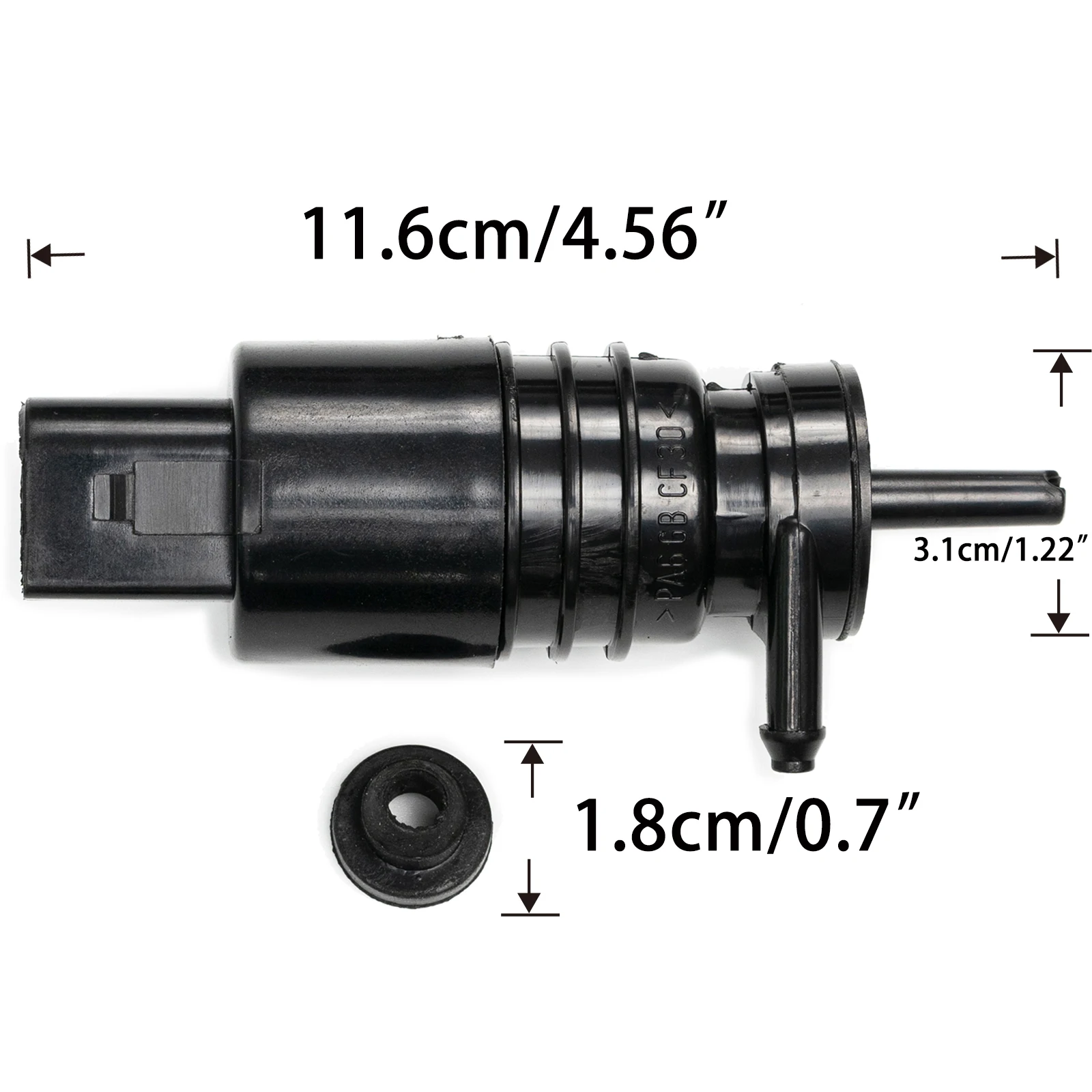 Насос омывателя переднего стекла для VW Passat Transporter T5 Caddy Beetle Jetta Golf MK3.5 Amorak Bora Eos Crafter