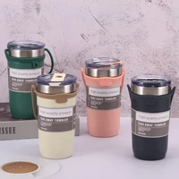 heat preservation cup stainless steel cup beer bottle hot coffee thermos bottle cold gourd drinking