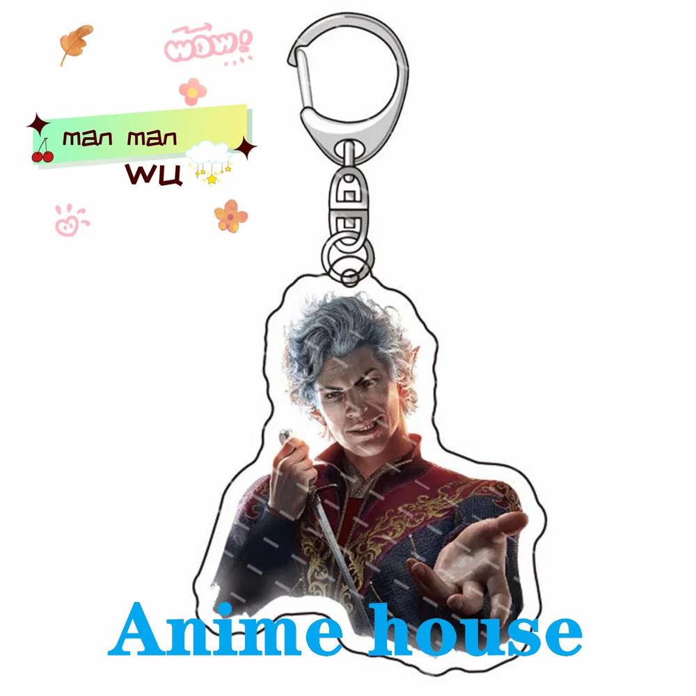 Брелок для ключей из игры Baldur's Gate 3 Antioch 6 см аксессуары косплея аниме брелок с