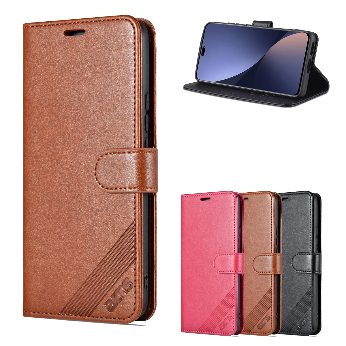 

Кожаный чехол-книжка для Xiaomi Redmi Note 12S, 4G