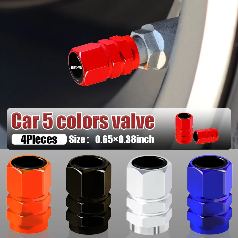 

Колпачки воздушных клапанов для автомобильных колесных шин Mercedes Benz AMG G63 W204 W205 GT W203 GLE CLA W210 W211 W124, аксессуары