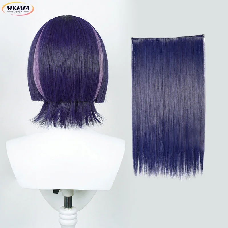 Длинный парик Scaramouche Balladeer для косплея Genshin Impact термостойкие синтетические волосы
