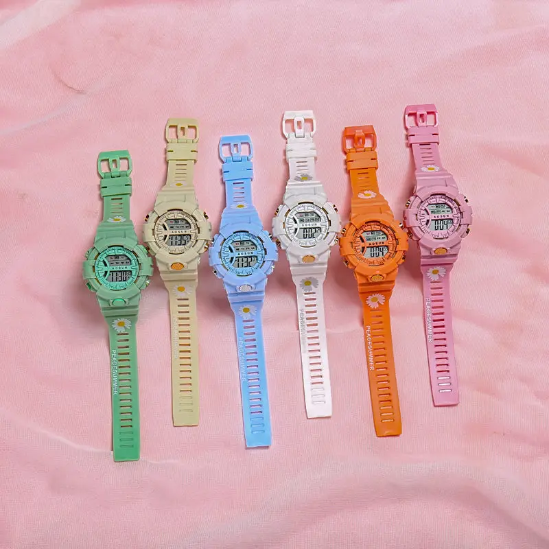 Электронные часы мужские и женские для учеников средней школы простые