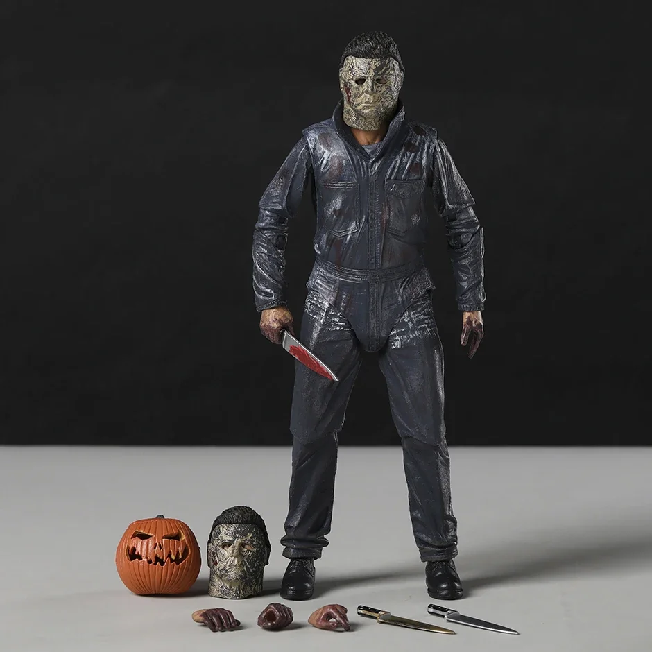 NECA Хэллоуин концы ULTIMATE Майкл Майерс ПВХ экшн-фигурка Модель Кукла игрушка