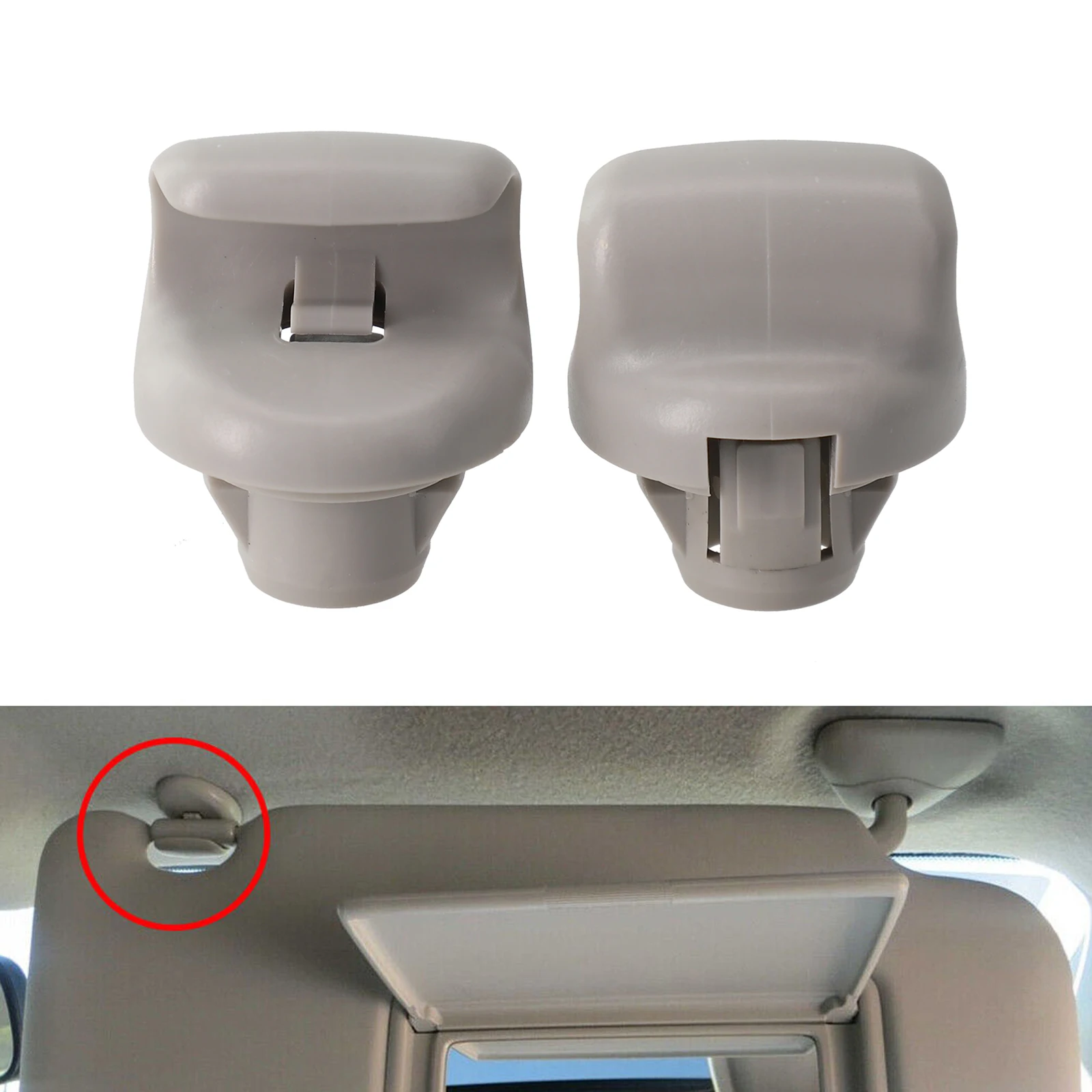 

Car Interior Accessories Car Sunvisor Bracket Clip 2Pcs Car Sun Visor Bracket Bracket Clip Car Accessories For Nissan Versa