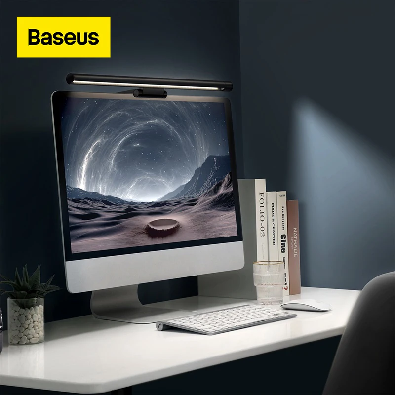 

Baseus USB Asymmetric Light Source Screen Hanging Light Pro Black Screen Light Computer Lamp Led Desk Lamp For Reading Light