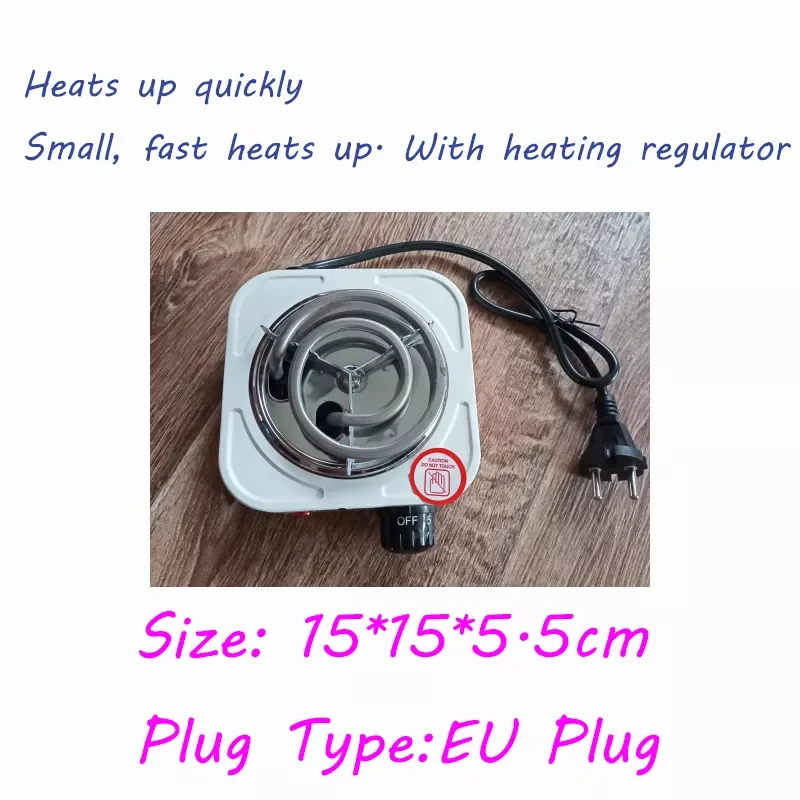

220V 500W Electric Stove Hot Plate Iron Burner Home Kitchen Cooker Coffee Heater Household Cooking Appliances EU Plug