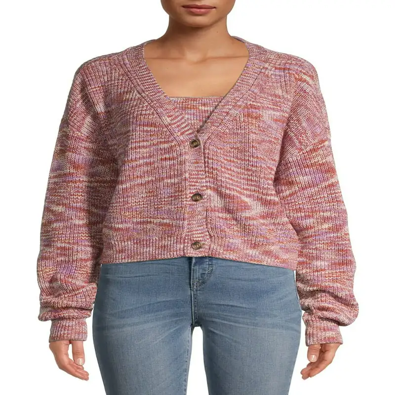 

Slouchy Cropped Cardigan