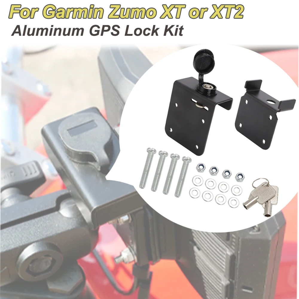 Фото Алюминиевый Замок GPS для Garmin Zumo XT или XT2, монтажный кронштейн, аксессуары для мотоциклов №1