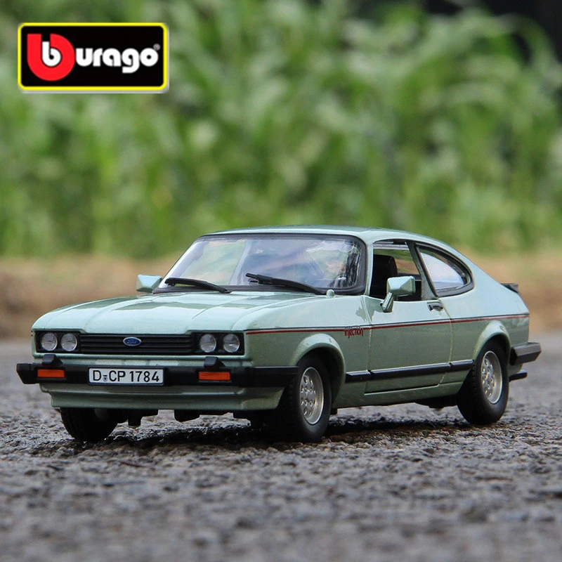 

Bburago 1:24 1982 Ford Capri Alloy Classic Car Model Diecast Metal Toy Retro Old Car Model High Simulation Collection Kids Gifts