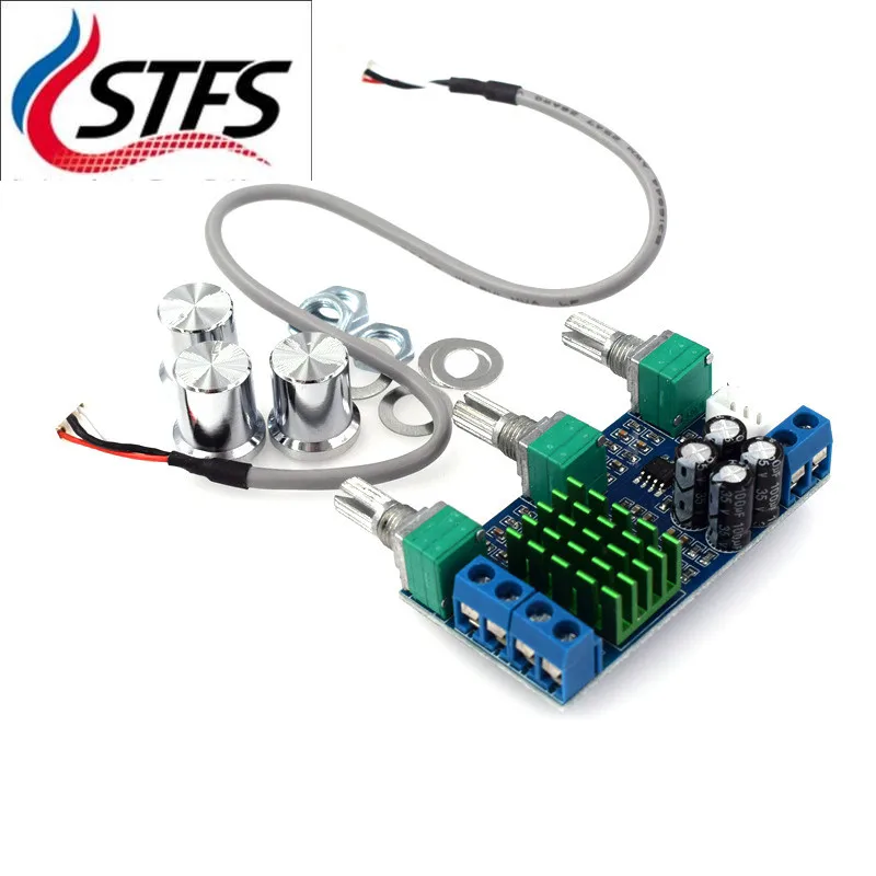 Двухканальный стерео цифровой аудиоусилитель высокой мощности плата усилителя