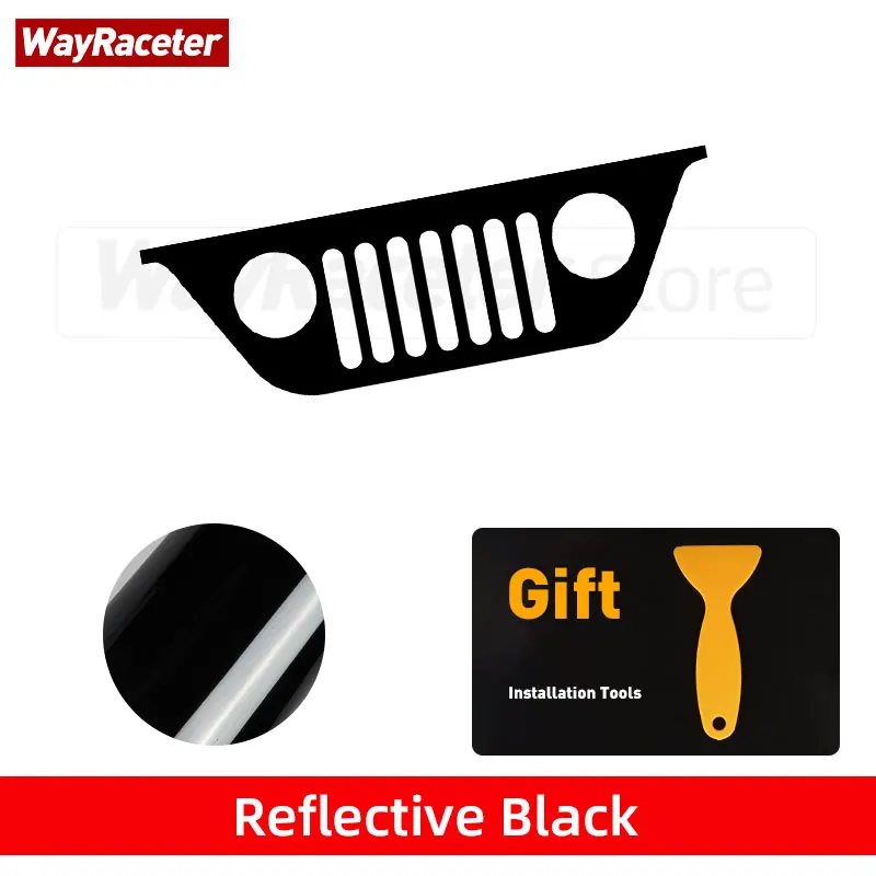 

Автомобильная виниловая наклейка на лобовое стекло, графика, отражающая наклейка на лобовое стекло для Jeep Wrangler JK JL TJ YJ CJ Gladiator