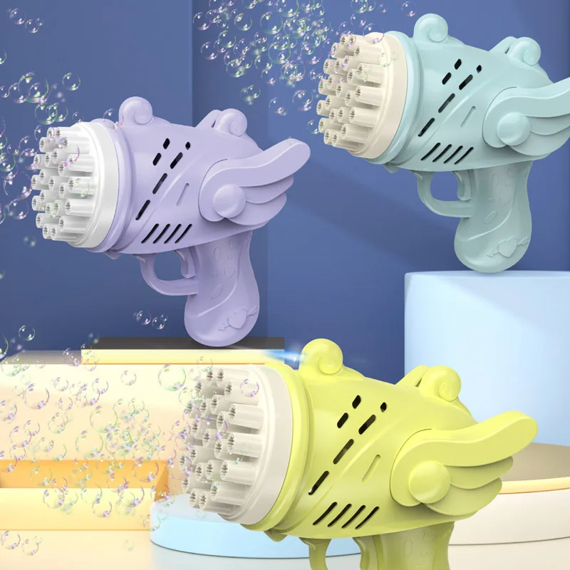 

Bubble Gun Toys Electric Automatic Soap Rocket Soap Bubbles Machine Kids Portable Outdoor Party Blower Toys for Children Gifts