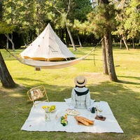 portable mat camping cookware outdoor cover waterproof picnic accessories cookware foldable kamp malzemeleri picnic blanket