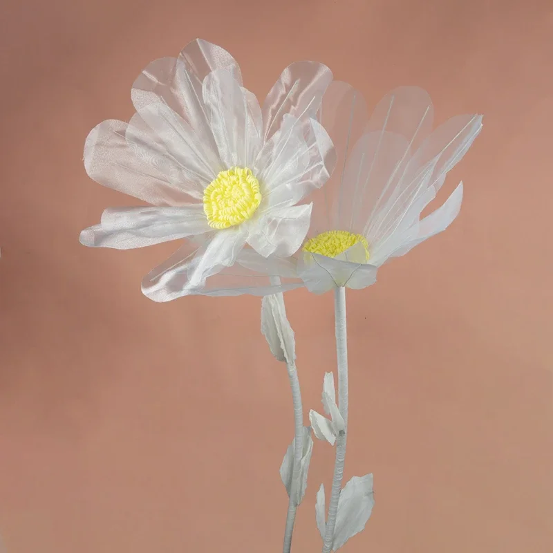 60 см Искусственный Маковый цветок свадебные принадлежности марлевый для