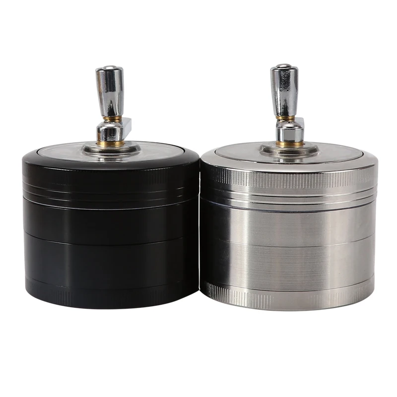 

Herb Tobacco Grinder 4 Layers Zinc Alloy Herb Crusher Machine Spice 40MM Mill Grinding Hand Muller Crank