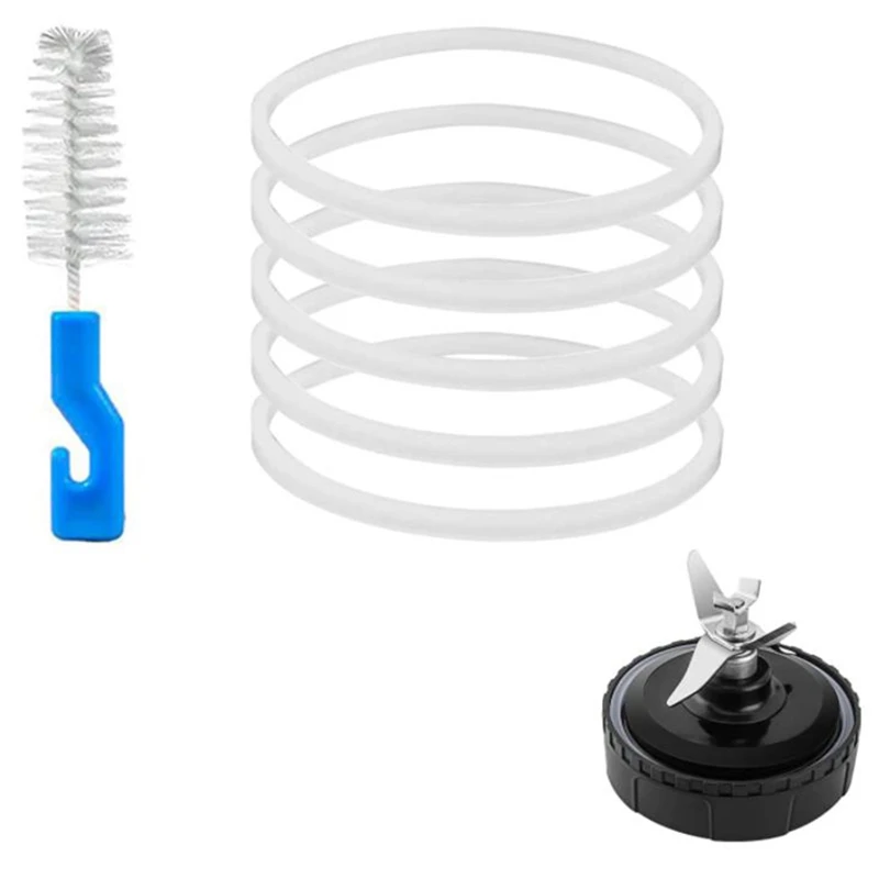 

6 Fins Extractor Blender Blade With Seal O-Ring For Ninja Blender Nutri Ninja Auto IQ 900W/1000W BL682 BL480 BL770,Etc
