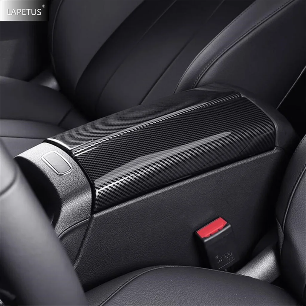Для Benz GLB 180 200 X247 2020-2024 углеродное волокно центральная консоль подлокотник ящик