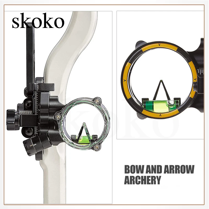 

Tie Rod Sight Bow And Arrow Universal Sight Single Needle Sight Archery Bow Accessories Compound Hunting Bow Sight Bow Sight