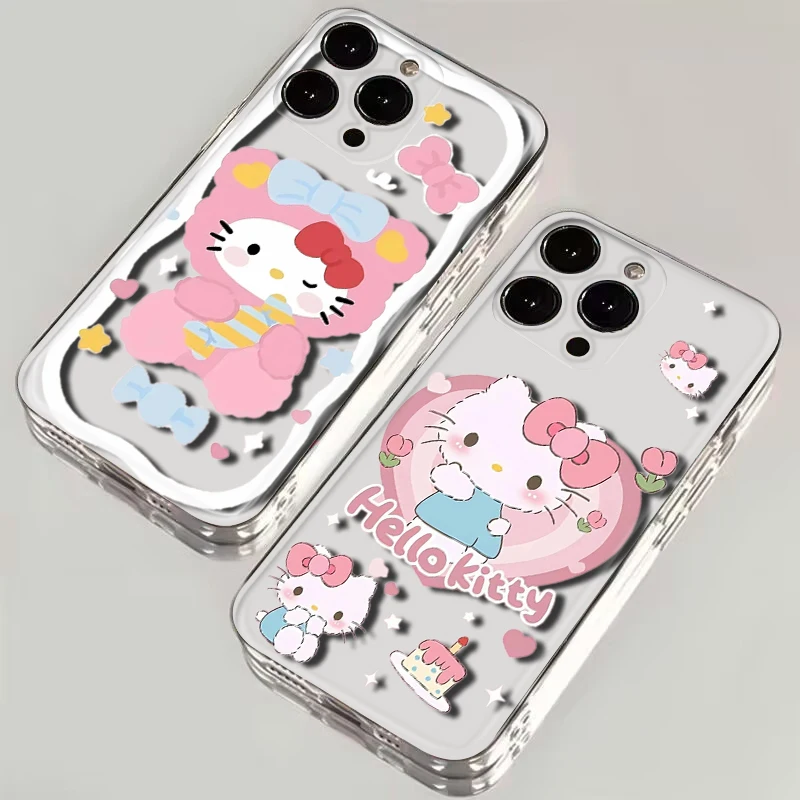 Мягкий чехол hello kitty для Samsung A7 A70 A71 A72 A8 A9 J2 J4 J5 J6 J7 J9 M30S M31 M51 M23 A04 A14 A23 A34 A54
