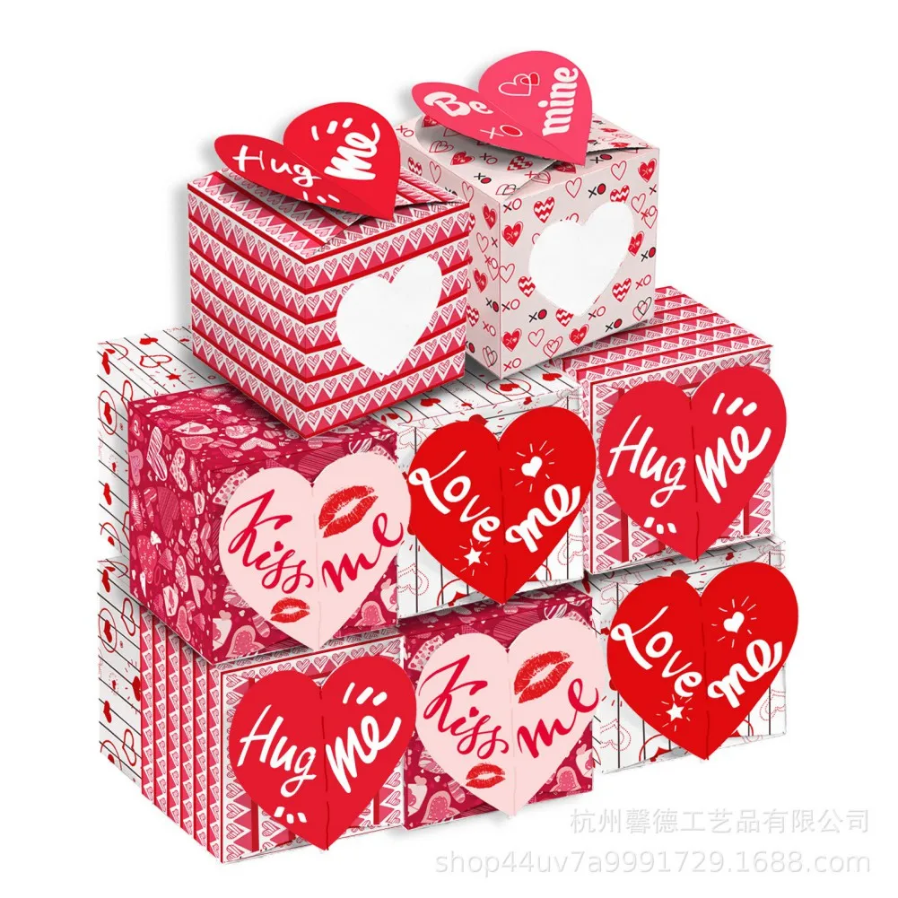 

Lovely wedding candy box Wedding & Engagement gift box Portable biscuit box for Valentine's Day Party Supplies