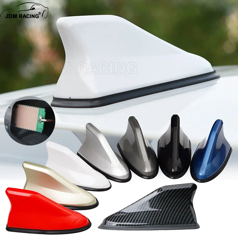 Универсальная автомобильная антенна Акулий плавник на крыше разных цветов FM/AM