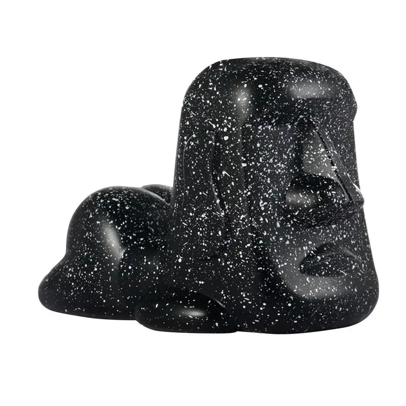 

Easter Island Head Statue Moai Statue Decor With Light Head Statue Creative Night Light Home Decoration