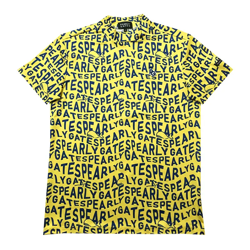 

2023 Golf Wear Pearly Gates New Summer Men's Golf T-shirt Leisure Fashion Breathable Quick Dry Golf Tops