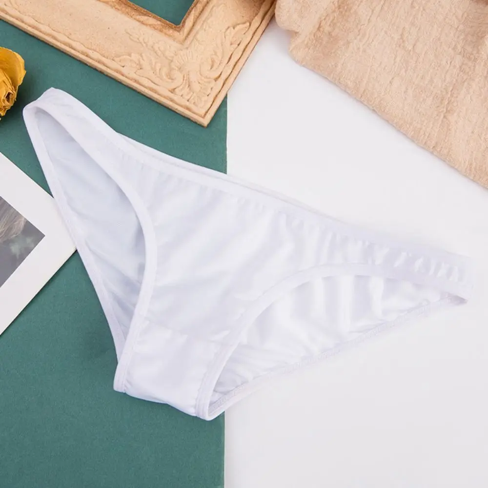 Мягкие треугольные трусики с заниженной талией хлопковые промежностью тонкие