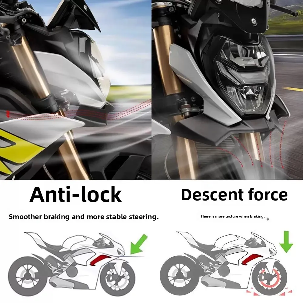 Фото Пара BMW S1000R 2021-2024 S 1000 R M1000R 2023 2024, дефлектор для мотоцикла, aerodinámico, дефлектор крылышка, дефлектор вниз №3