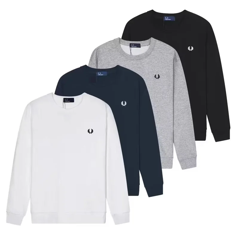 

2023 Men's casual pullover hoodie no hat 2023 early autumn new solid color embroidery high quality long sleeve top