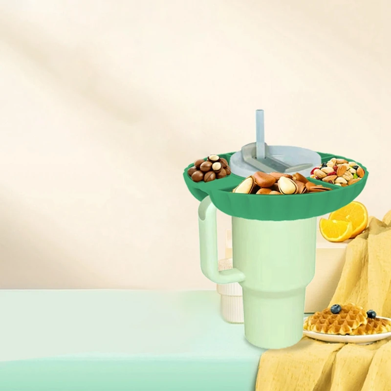 Силиконовый поднос для закусок чаша фруктов Кубка Стэнли совместимая с Кубком