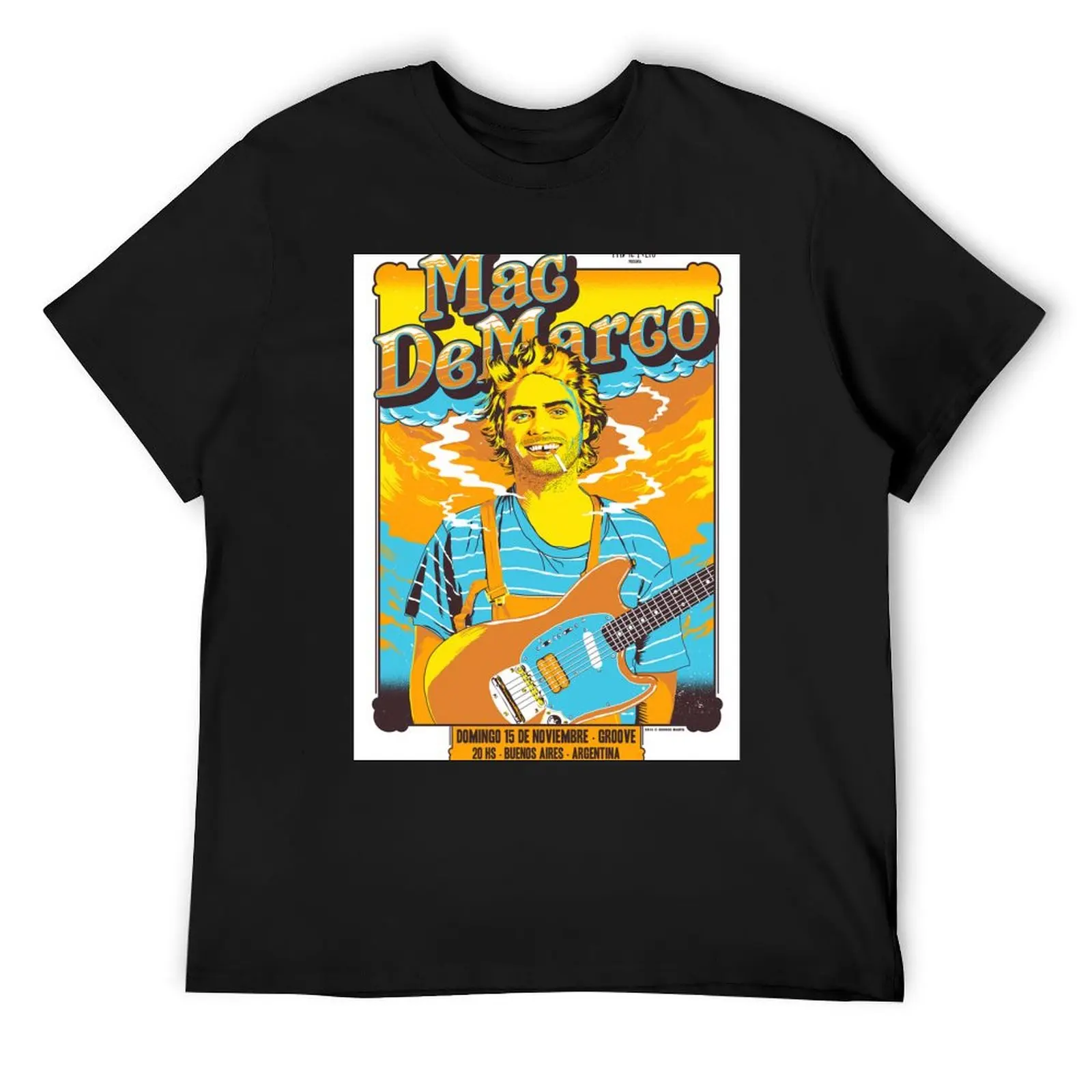 Фото Футболка Mac Demarco, хлопковые футболки с рисунком, футболка на заказ, толстовка, мужская футболка №1