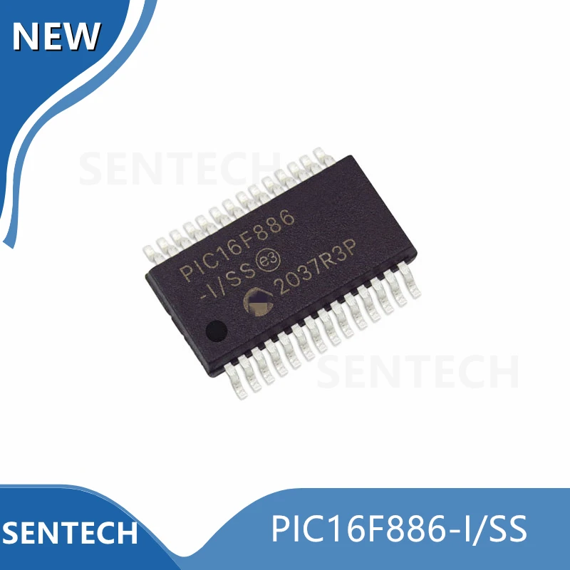 

10 шт./партия, новые оригинальные Φ/SS SSOP28 PIC16F886 SSOP 16F886 PIC16F886-I SMD