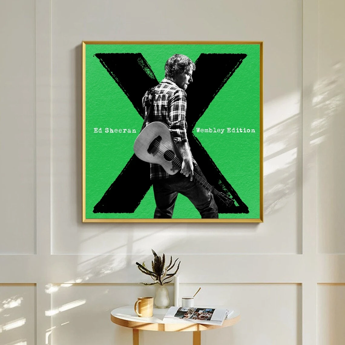 Эд Ширан Музыкальный Альбом Плакат Холст
