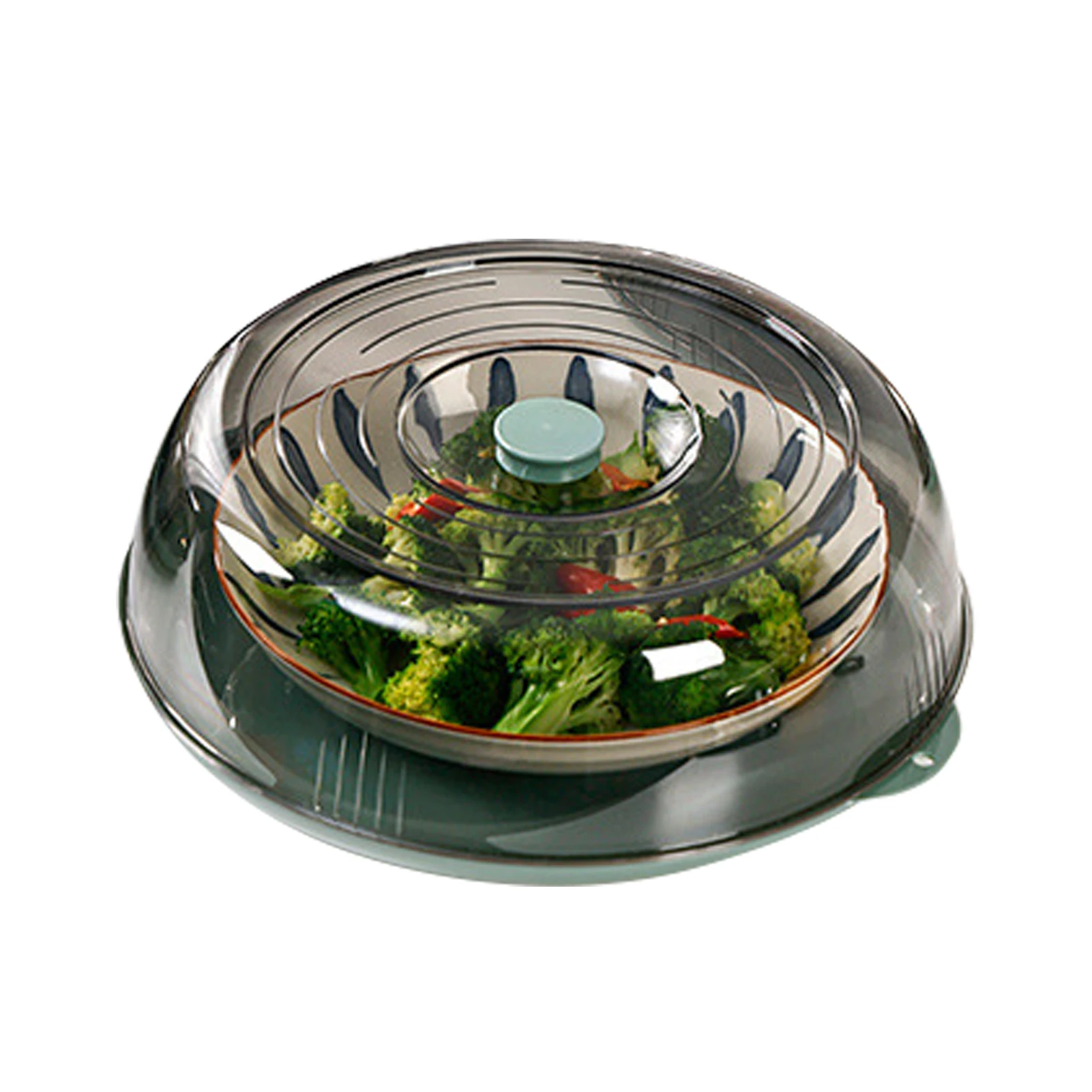 

Прозрачная крышка для пищевых продуктов, Складная Крышка для сохранения свежести, пылезащитная крышка для сохранения тепла со стойкой конс...