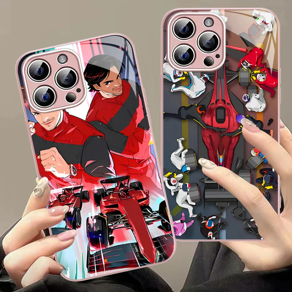 Чехол для телефона Schumacher Formula 1 F1 iPhone 14 13 12 Mini 11 Pro XS Max X XR Plus чехол из закаленного