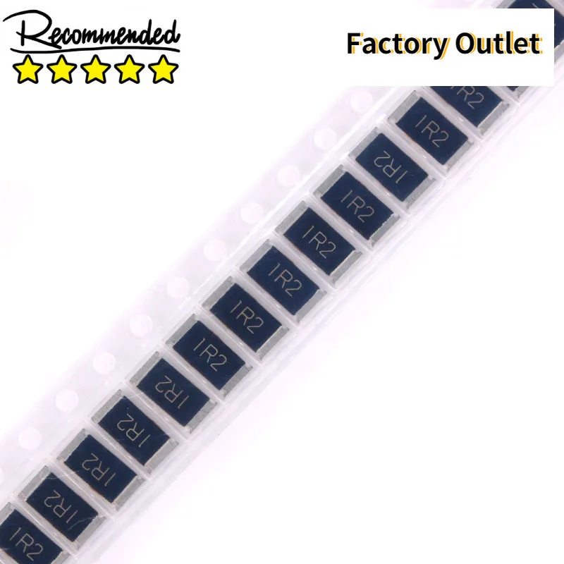 

50 pcs 2512 SMD Resistor 1W 1.2 ohm 1.2R 1R2 5% Chip Resistor Kit Set
