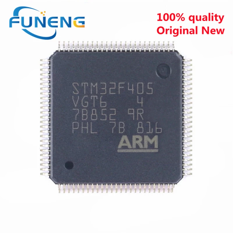 

STM32F405VGT6 STM32F405 LQFP100 Новый и оригинальный IC