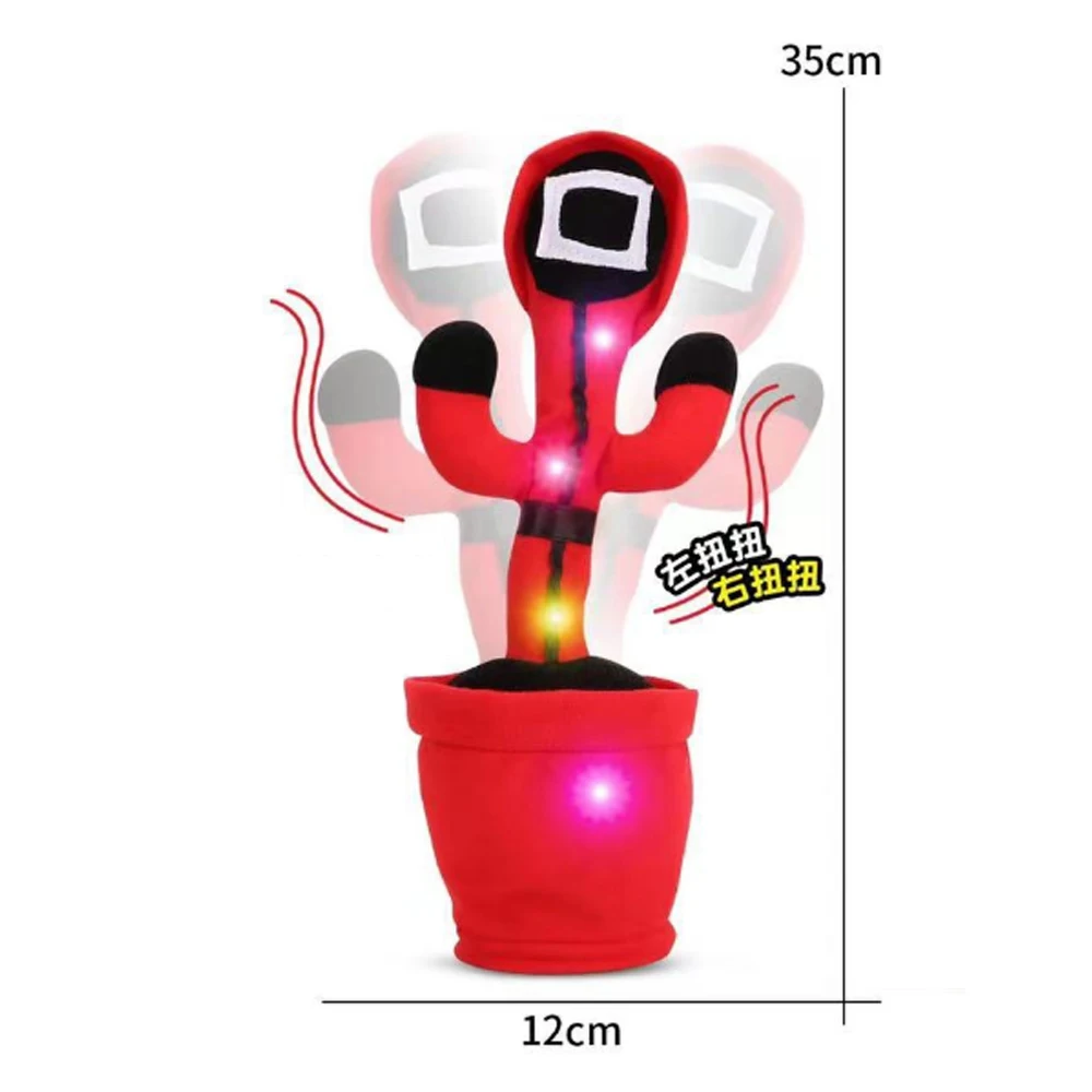 Хит продаж игра кальмар танцующий кактус Huggy Wuggy 120 песня может петь и танцевать